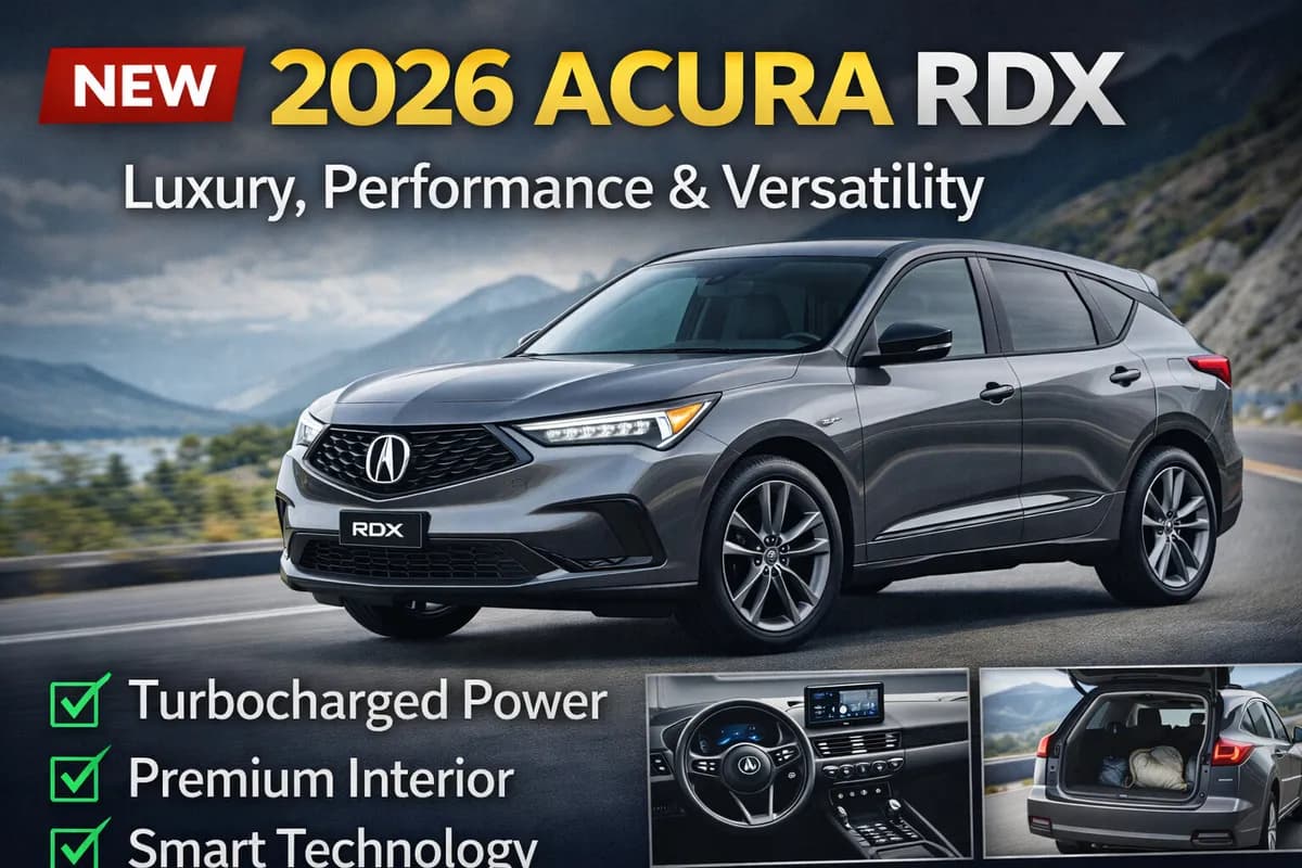 2026 Acura RDX: Sporty Luxury Meets Everyday Practicality in Acura’s Popular Compact SUV