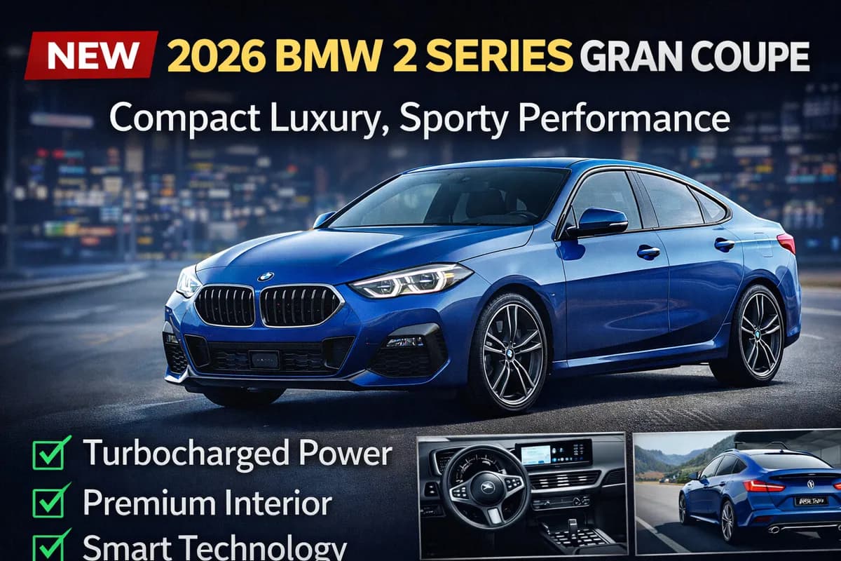 2026 BMW 2 Series Gran Coupe: Sporty Style, Premium Tech, and Everyday Performance
