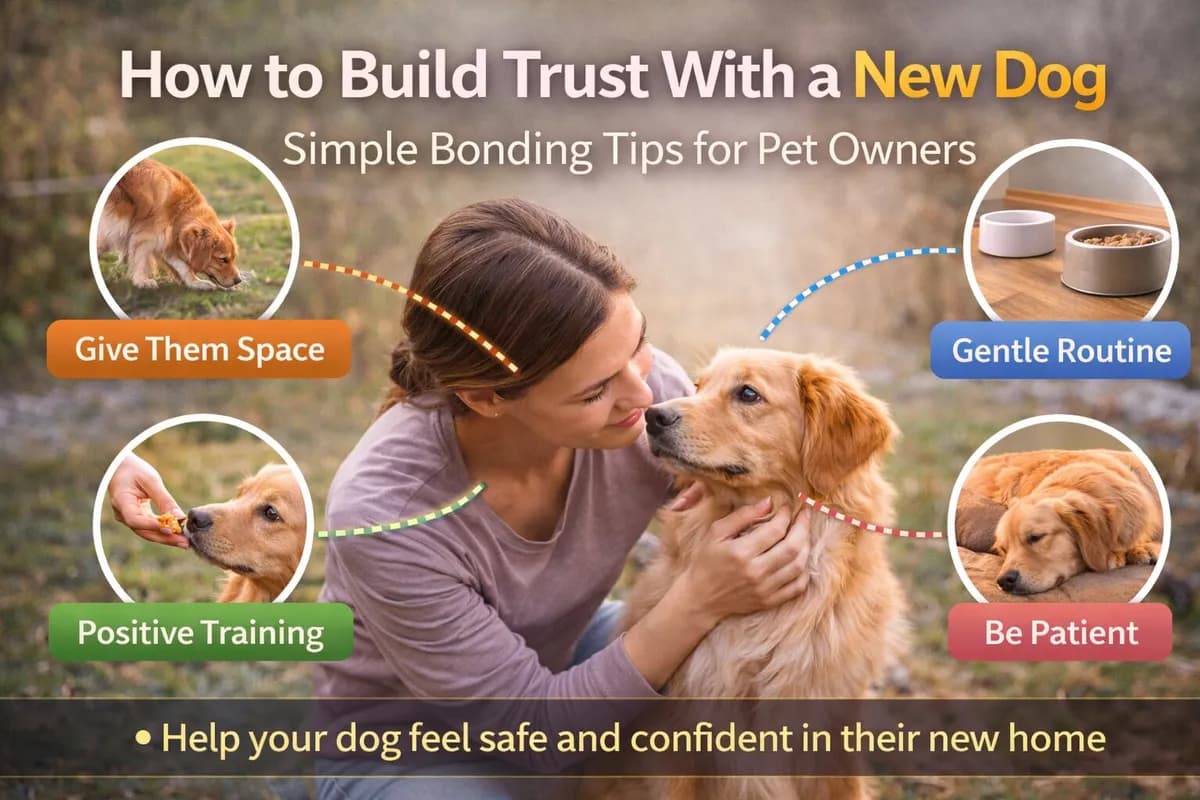 How to Build Trust With a New Dog