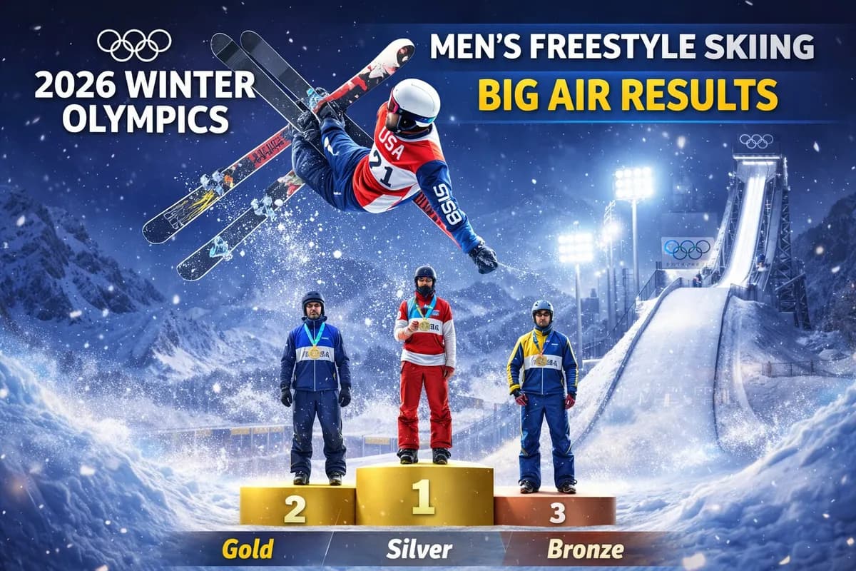 2026 Winter Olympics Men’s Freestyle Skiing Big Air Results: Medal Winners & Full Highlights