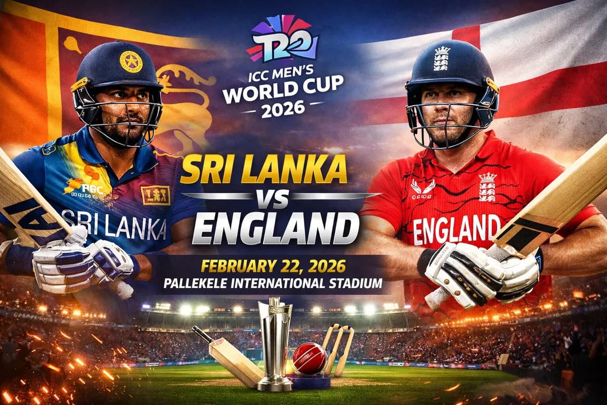 Sri Lanka vs England T20 World Cup 2026 Match Preview | 22 Feb 2026 Pallekele