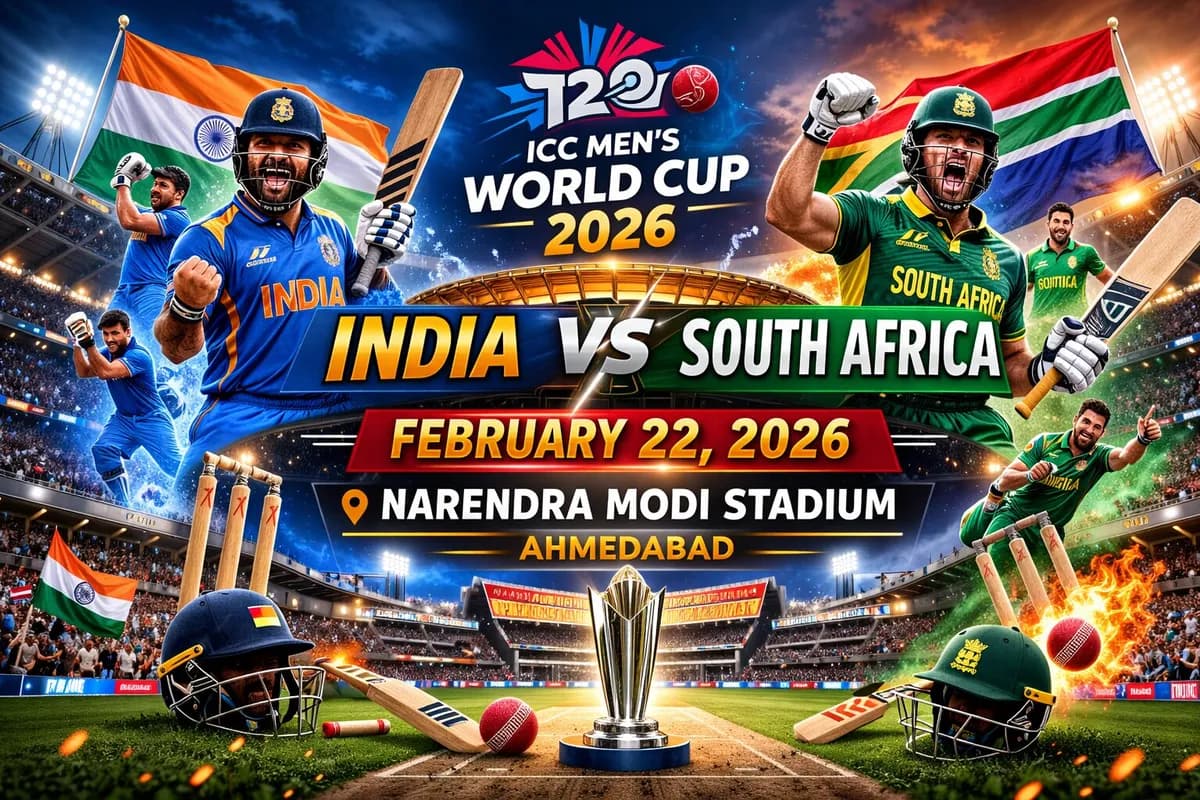 India vs South Africa T20 World Cup 2026 Match Preview | 22 Feb 2026 Ahmedabad