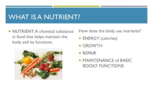 what are nutrients