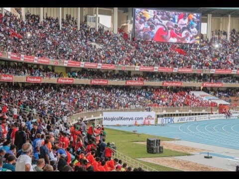 How many people can fit in Kasarani Stadium?