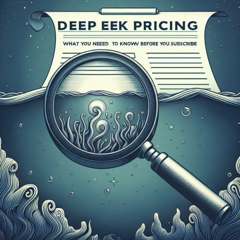 DeepSeek Pricing: What You Need to Know Before You Subscribe