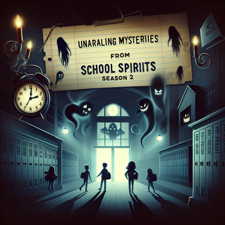 Unraveling Mysteries: What to Expect from School Spirits Season 2